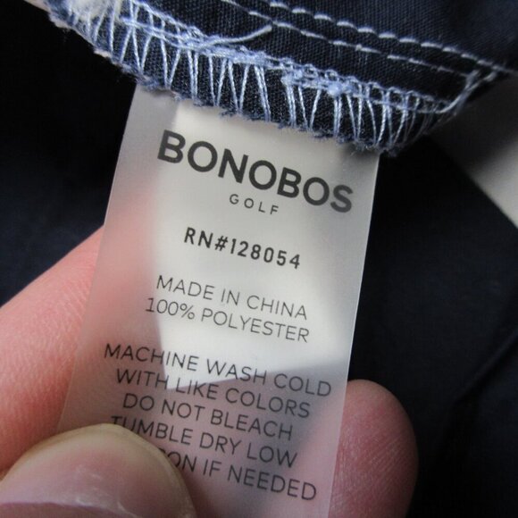 Bonobos Golf Pants Men 31x32 Blue Straight Flat Front Performance Stretch 378 - Picture 4 of 12